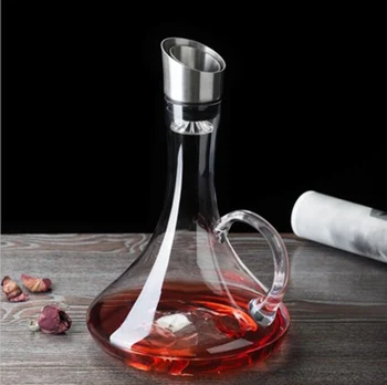 

high quality crystal clear red wine Decanter glass GLA-128