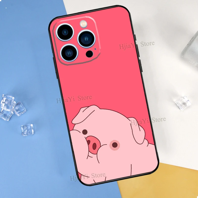 iphone 11 card case Cartoon Pig Piggy Phone Case For iPhone 13 12 11 Pro Max mini SE 2020 X XR XS Max 7 8 Plus Cover Coque iphone xr clear case