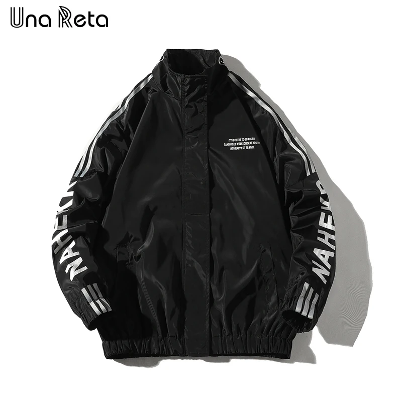 

Una Reta Jacket Men Autumn Fashion casual New Windbreaker Coat Jackets Man Hip Hop Oversized Mens Print Track Jacket Streetwear