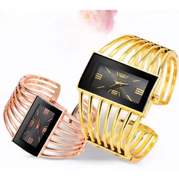 

HobbyLane Women Creative Waterproof Alloy Quartz Rectangular Dial Fashion Bracelet Watch Wristwatch