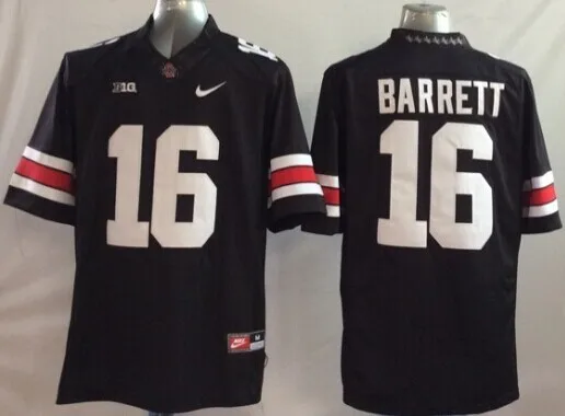 Сезон, штат Огайо Buckeyes#16 J.T. Barrett limited edition 4 цвета для мужчин, Джерси - Цвет: Небесно-голубой