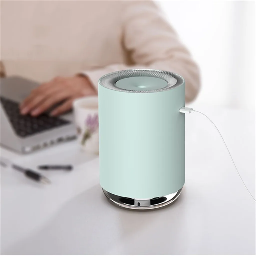 Автомобильный USB увлажнитель для очистки воздуха Цветной СВЕТОДИОДНЫЙ домашний увлажнитель воздуха с сенсорным компактным полностью бесшумным BPA бесплатно 8X