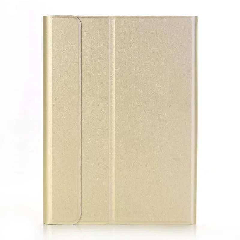 Gold Чехол с клавиатурой, набор, защита Bluetooth, портативный, ультратонкий, для iPad 10,2, планшета, Teclado X-Best - Цвет: Gold