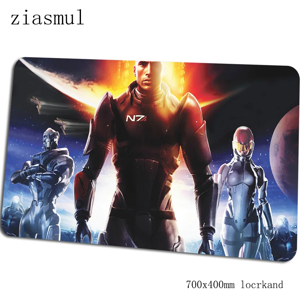 Коврик для мыши с массовым эффектом 3d компьютерный коврик 70x40 см игровой коврик для мыши большая Kawaii клавиатура со встроенной мышью игры ПК геймер стол - Цвет: Size 700x400x2mm