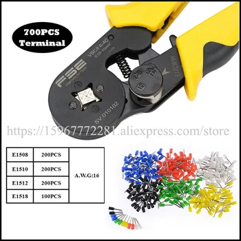 

mini-type self-adjustable crimping plier fasen tool Hand tools VSC8 6-4C Special 23-7AWG pipe clamp Tweezers Knife