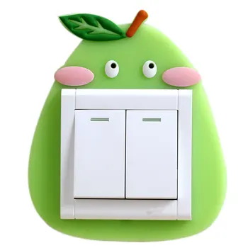 

Cartoon Washable Luminous Light Switch Socket Paste Free Protective Cover Living Room Decorative Stickers