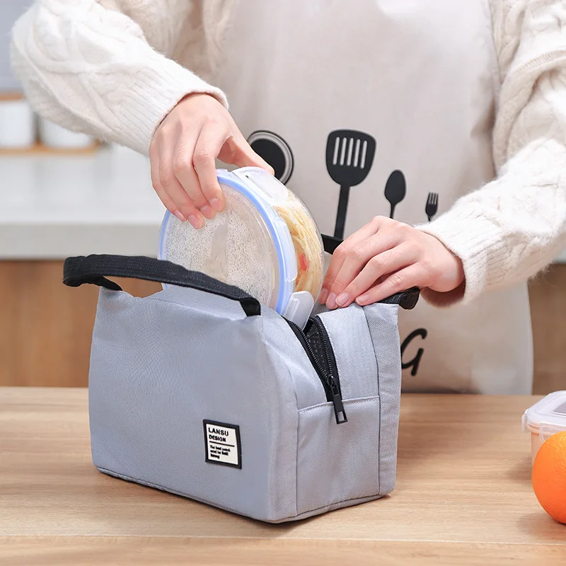 Корейский стиль, многофункциональная сумка для ланча, фламинго, водонепроницаемая сумка для ланча, сумка для ланча на молнии, сумка для ланча, Изолированная, вентилятор Dai