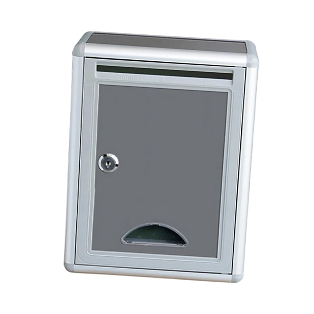 Outdoor Security Locking Mailbox Letter Box Suggestion Box Newspaper Box