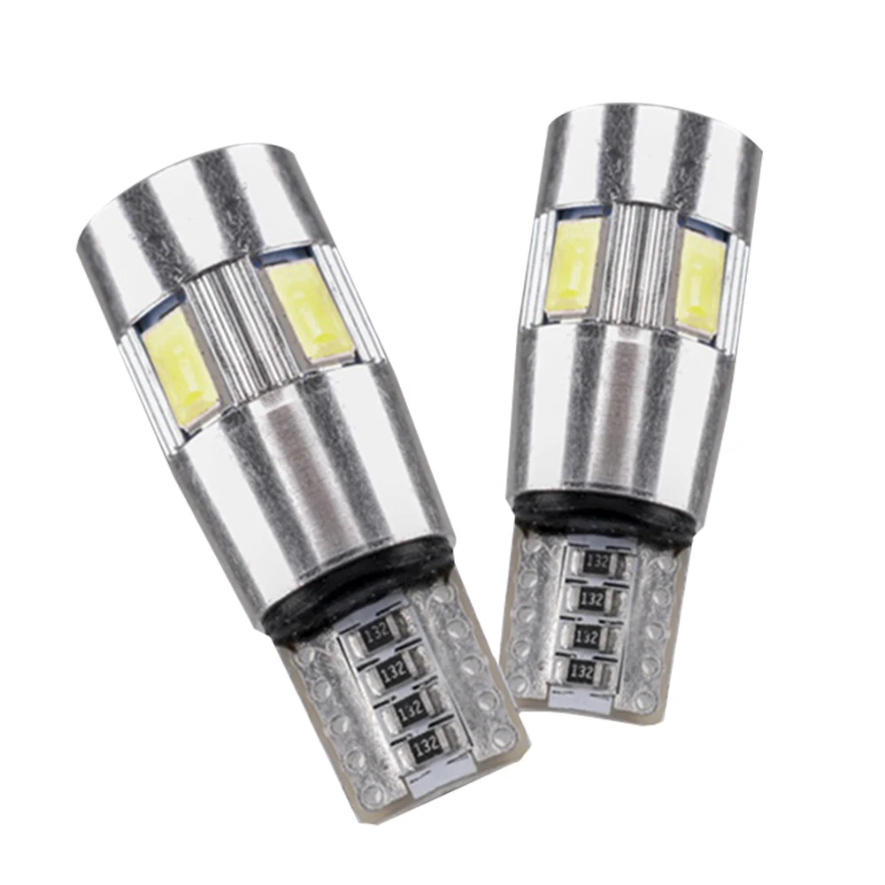 10х машина светодиодный T10 W5W Canbus 5630 6-SMD 12V 168 194 лампы сигнала поворота номерной знак лампы резервные багажник ошибок