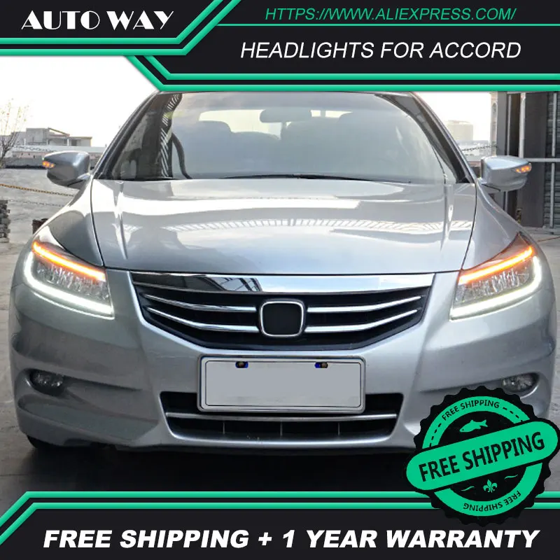 Чехол для автомобильных фар Honda Accord G8 2008 2013 фары полноразмерные светодиодные