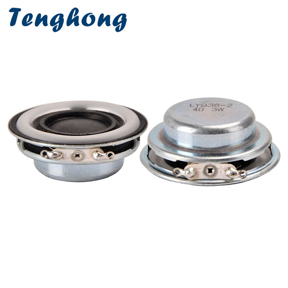 

Tenghong 2pcs 40MM 19 Core 4Ohm 3W Portabel Audio Speakers Ultra-thin Bluetooth Loudspeaker Full Range Speaker Unit