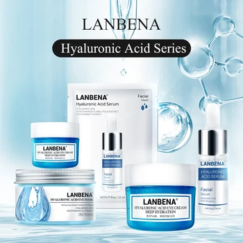 

Lanbena Hyaluronic Acid Series Face Mask Skin Care Eye Mask Sheet Mask Face Serum Face Cream Face Care Sets Moisturizing Skin