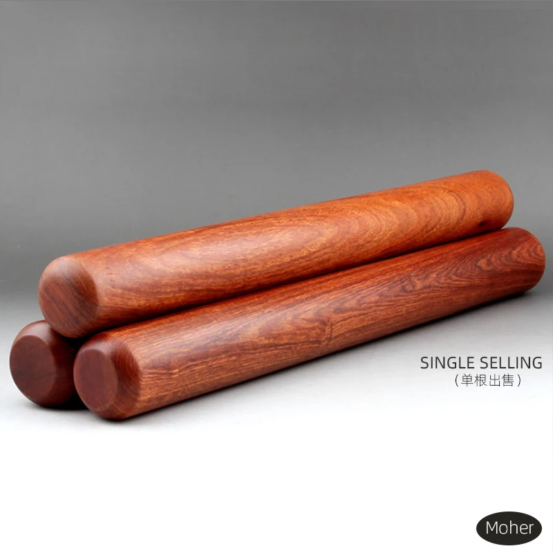 MOHER Скалка 12 дюймов/30,5 см краска-Бесплатный воск твердой древесины Myanmar rosewood(Daguo Rosewood) раскатка, выпечка