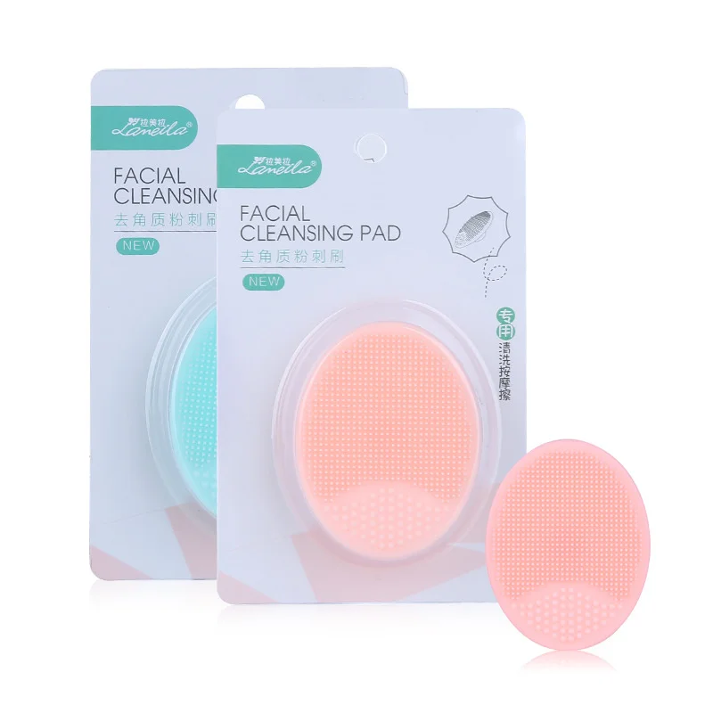 

Dropshippng Silicone Beauty Washing Pad Facial Exfoliating Blackhead Face Cleansing Brush Tool Soft Deep Cleaning Face Brushes