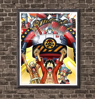 

One Piece Franky Usopp Chopper Luffy Anime Fan Art Gallery Illustration Anime Art Prints Poster,8 X 10 Inches,Ready To Hang