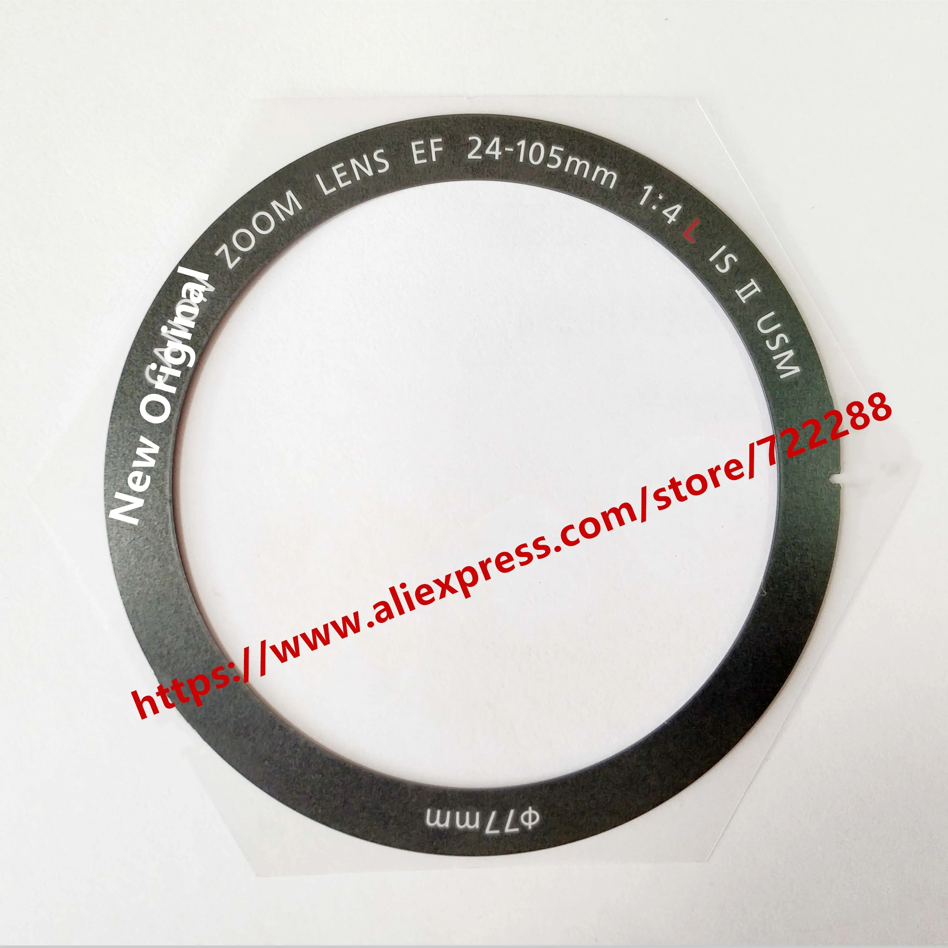 Repair Parts For Canon EF 24-105MM F/4 L IS II USM Lens Name Ring YB2-6541-000 | Электронные компоненты и
