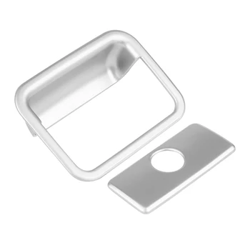 

Car Silver platingChromium Glove Box Decorative Cover Trim anti rust ABS plastic for Toyota Land Cruiser Prado J150 2014-2018