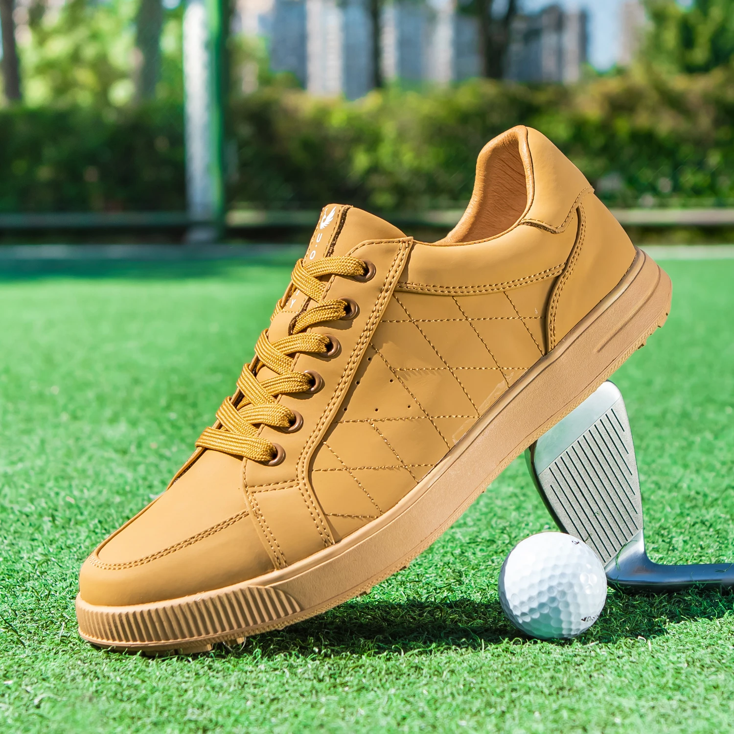 Professional Men's Golf Shoes Fashion Nonslip Waterproof Golf Training