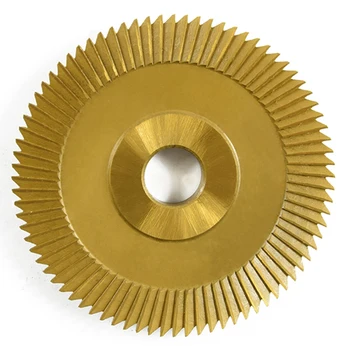 

DSHA 1Pc Titanium Coated Key Machine Cutter 70X7.3X12.7Mm 80T Hss Key Duplicate Machine Saw Blade for Cutting Keys Locksmith Too