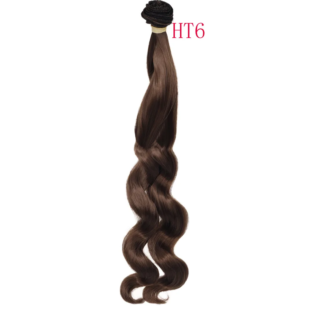Russian Handmade Doll Hair 25 cm High Temperature Curly Hair for 1/3 1/4 1/6 BJD DIY Curly Doll Wigs Tree