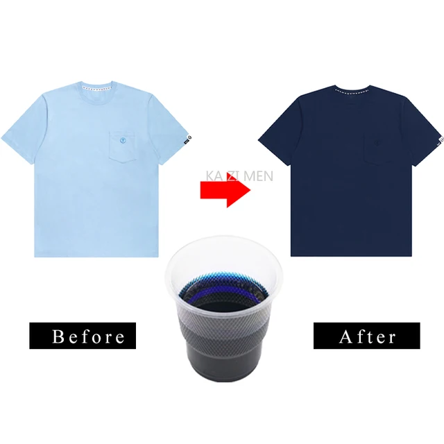 Transform Your Clothing with Dark Blue Dye