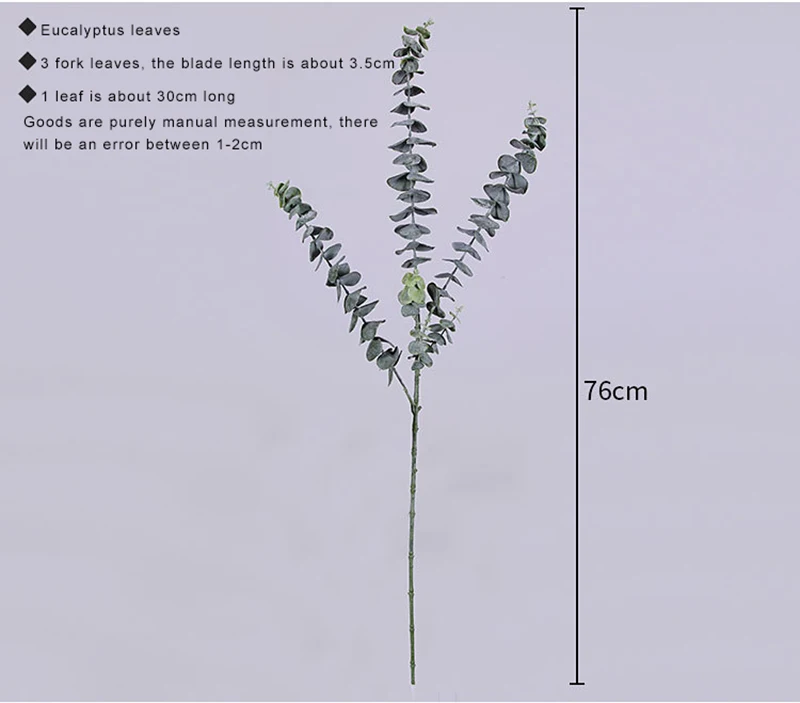 2 шт., искусственные растения, лист эвкалипта, свадебное украшение, домашнее растение, настенный искусственный цветок в бутылке