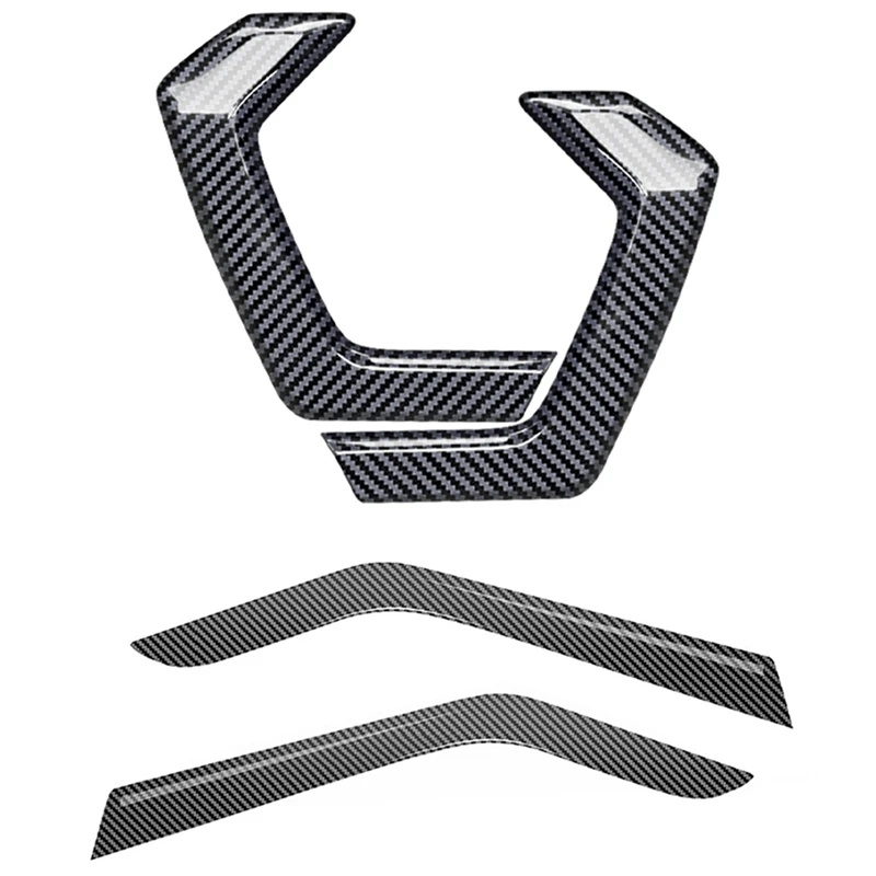 

NEW-2 Set Car Accessories: 1 Set Car Door Handle Panel Cover & 1 Set Car Center Control Panel Armrest Decoration Cover