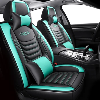 

Full Coverage Eco-leather auto seats covers PU Leather Car Seat Covers for Mitsubishi rvr asx outlander sport Auto accessories