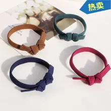 Корейский стиль, ручная работа, Узелок, ультра-эластичная резинка, Южная Корея, бант для завязывания волос, повязка на голову, Женские аксессуары для головы