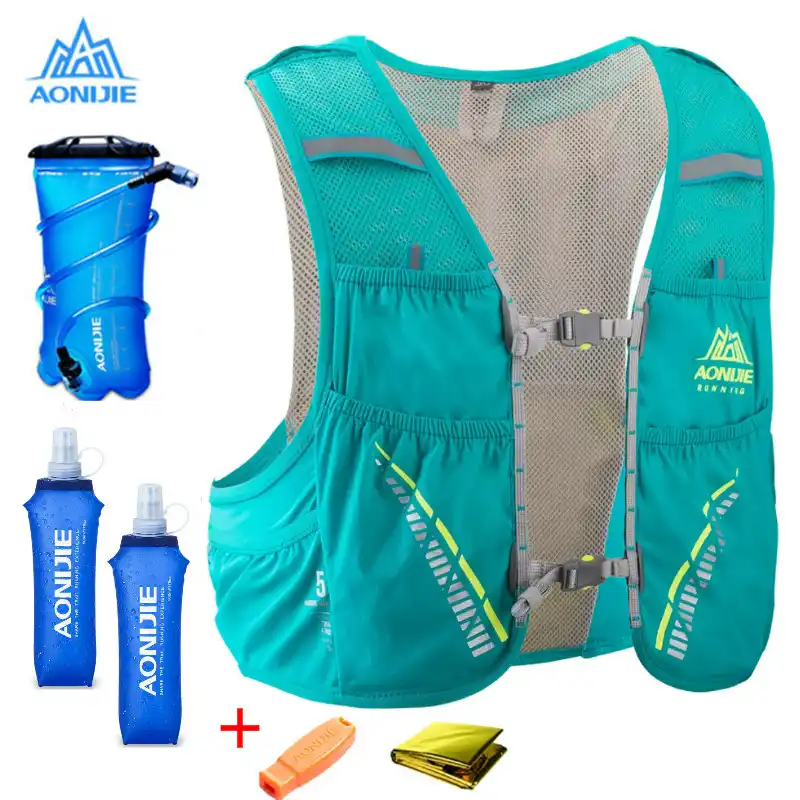 hiking vest with water bottle holder