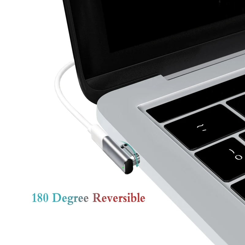 USB C Magnetic Adapter 24Pins Type C Connector 40Gbp/s PD 100W Fast Charging Converter for Thunderbolt 3 iPad MacBook Pro Switch for power adapter