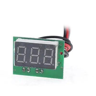 

C20D Four Wires 3-Digits LED Blue Display Panel Digital Ammeter DC0-1A