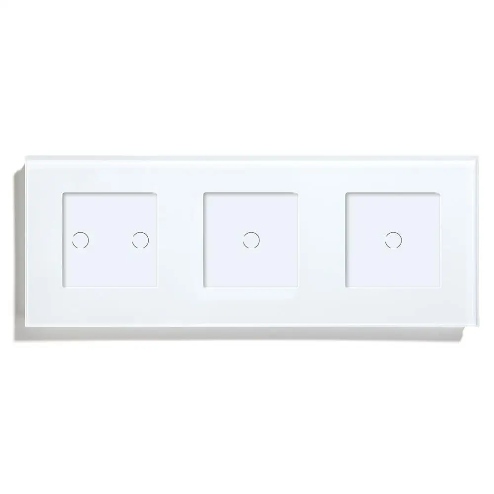 BSEED ЕС Стандартный 2gang 1way 1gang 1way 1gang 2way - Цвет: Бежевый