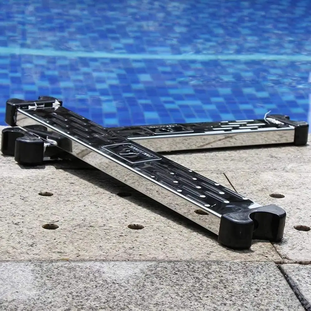 

1Pc Swimming Pool Ladder Rung Steps Stainless Steel Replacement Anti Slip Ladder Swimming Pool Accessories 19.69*2.95*0.98in