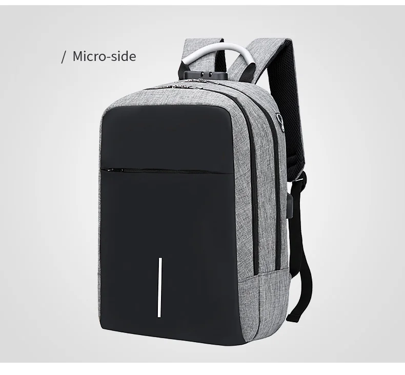 New Backpack For Men Business Anti Theft Multi-function Bag For Laptop 15.6 Inch USB Charging Casual Oxford Cloth Rucksack Man