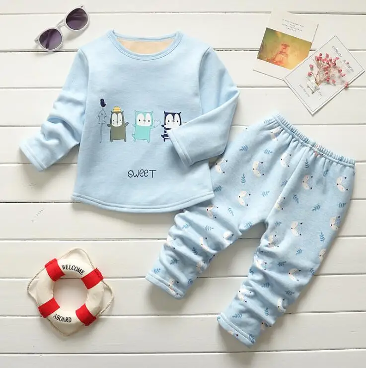 2 шт. фланелевые комплекты одежды для новорожденных девочек на