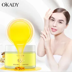 OKADY Milk Honey Hand Wax Tighten Hands Reduce Fine lines Hand Cream Exfoliating Whitening Brighten Moisturizing Hand Mask