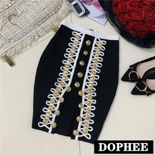 Осенняя и зимняя юбка, Женская двубортная юбка с пряжкой, высокая талия, посылка, на шнуровке, с разрезом, Женская Ретро юбка-карандаш