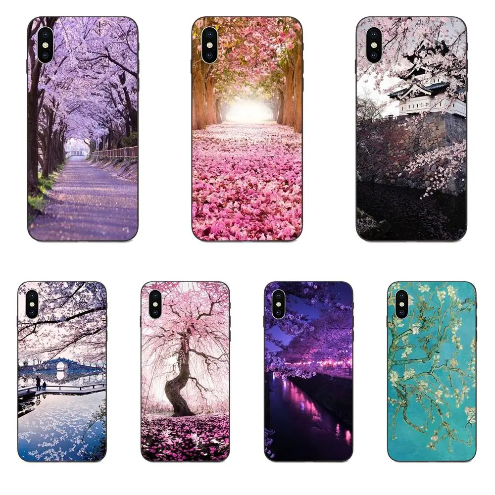 Мягкий чехол для Galaxy A3 A5 A6 A6s A7 A8 A9 A10 A20E A30 A40 A50 A60 A70 A80 A90 Plus 2018 розовый вишневый цвет