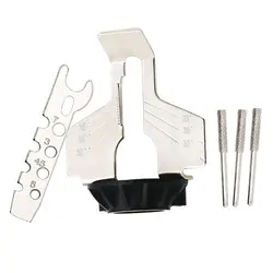Kit de dents d'affûtage de chaîne de tronçonneuse, outil d'affûtage de chaîne, affûteur de scie à chaîne, accessoires d'outils électriques 