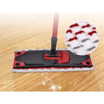 

Microfibre Floor Mop Pads Replacement for Vileda UltraMax Flat Mop Cloth Quick Drying Machine Washable Easy to Replace
