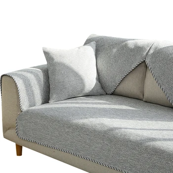 

Modern Home 100% Cotton Sofa Cover Pet Dog Couch Mat Sofa Cushion Pad Anti-slip Dirt-Proof Protector Sofa Slipcover 1/2/3Seat