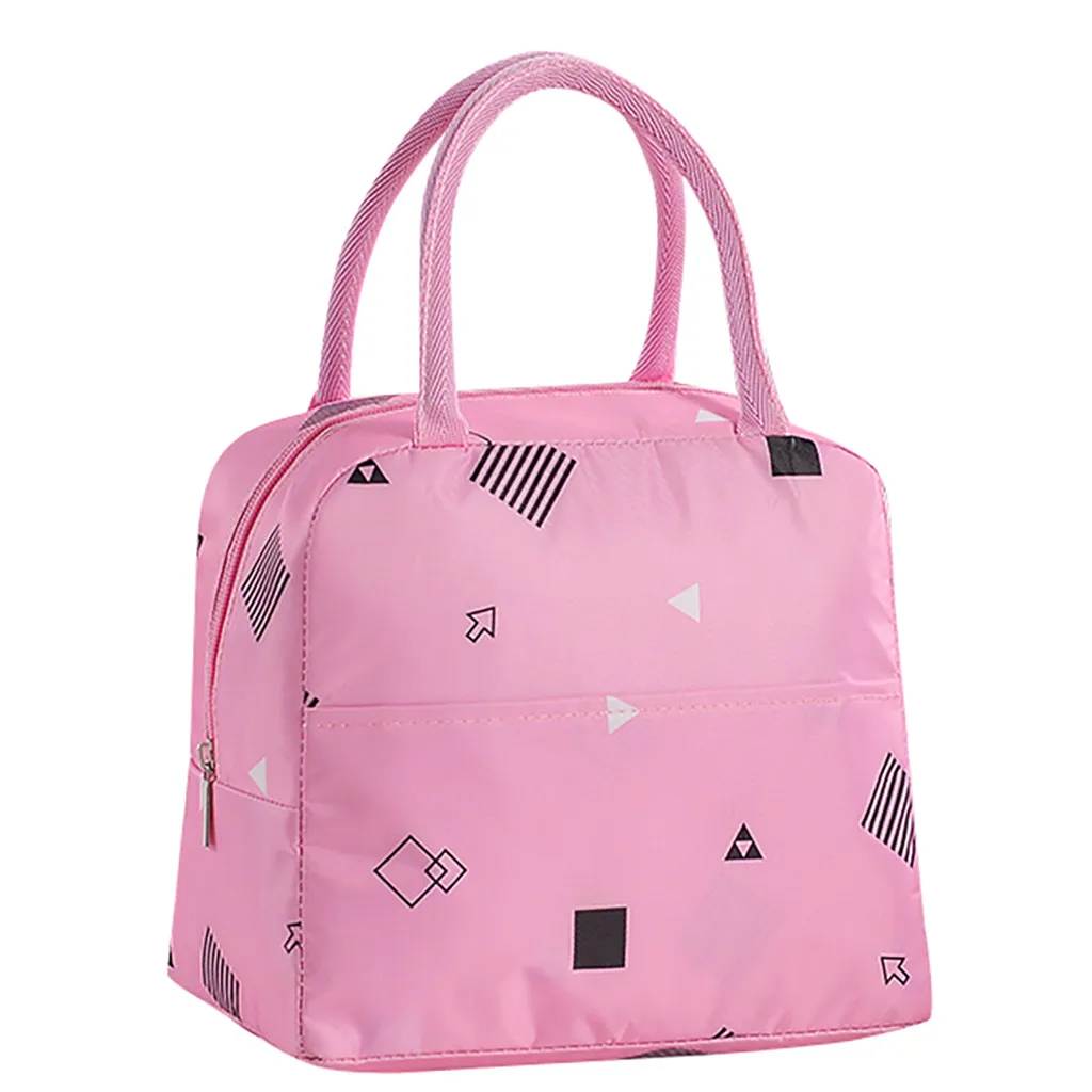 Maison Fabre 1PCs New Fresh Oxford Lunch Bags Insulation Cold Thickened Waterproof  Waterproof  Leisure Bags Cute Tote Bag 904