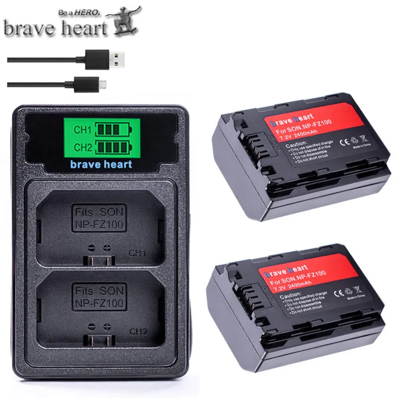 

baterie NP-FZ100 NPFZ100 NP FZ100 NP FZ100 Battery for Sony NP-FZ100, BC-QZ1, Sony a9, a7R III, a7 III, ILCE-9