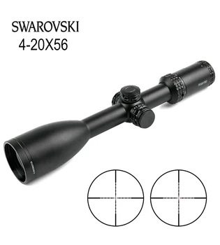 

Swarovskl Hunting Rifle Scopes 4-20x56 Tactical Rifle Scope Red and Green Illuminated Built with Locking Turret and Scope Mount
