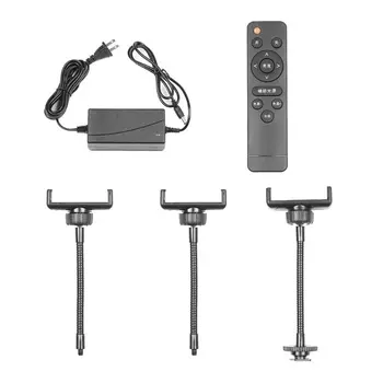 

Selfie Ring Light with Phone holder Remote Control US Plug Adapter Photography X3UB