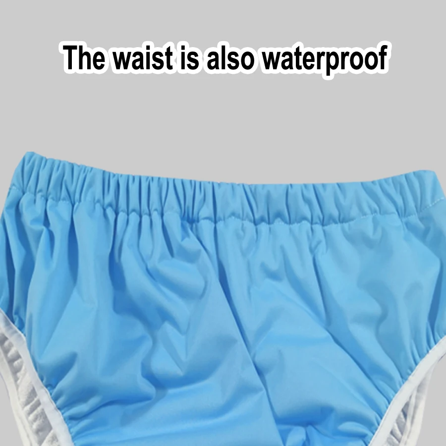 9 Pcs Waterproof Incontinence Underpants Plastic Pull on Cover Pants Leak  Proof Incontinence Underwear Adult Diaper Cover Incontinence Supplies