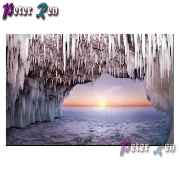

Winter ice cave natural scenery Diamond Painting Embroidery DIY full Square/round Mosaic Picture Rhinestone art Home Decoration