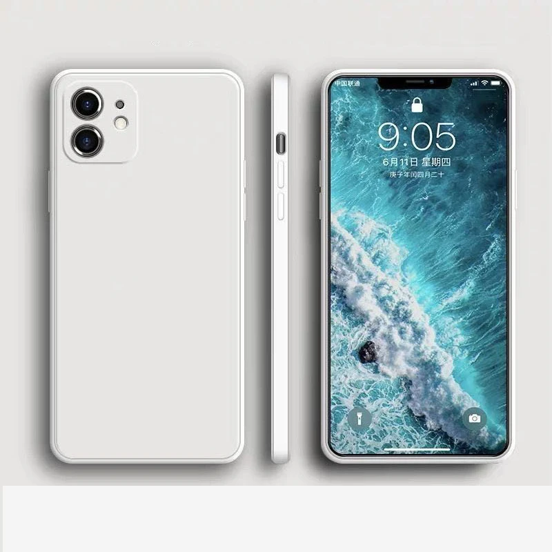 Жидкий силиконовый чехол для Apple iPhone 11 12 Pro Max SE 2 6 S 7 8 Plus X XS MAX XR милый мягкий ярких