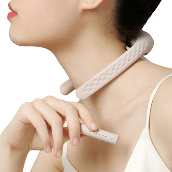 

Mini Adjustable Magnetic Cervical Massager Multifunctional Low Frequency Electromagnetic Pulse Meridian Physiotherapy Massager